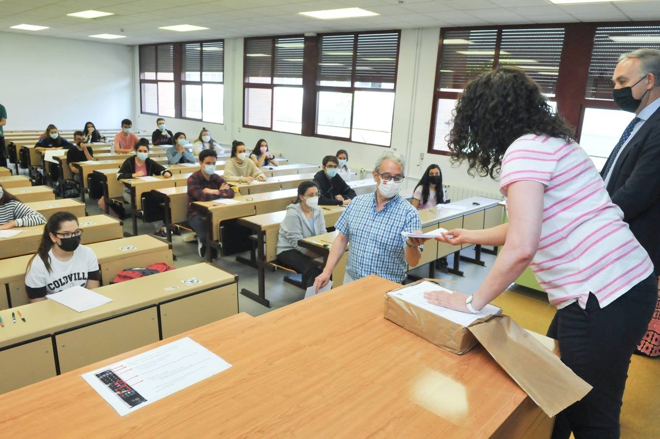 Fotos: Comienzan las pruebas de la EBAU en Valladolid