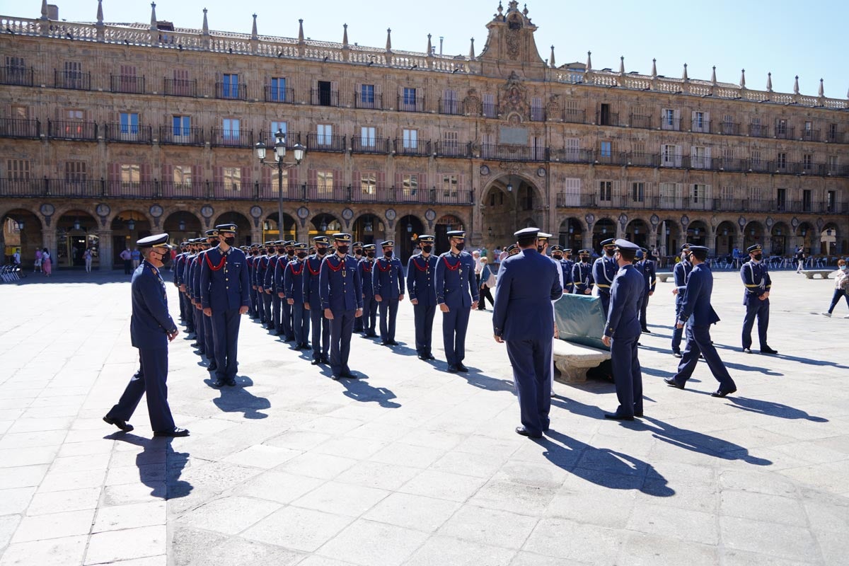 El alcalde recibió a la delegación del Grupo de Escuelas de Matacán 