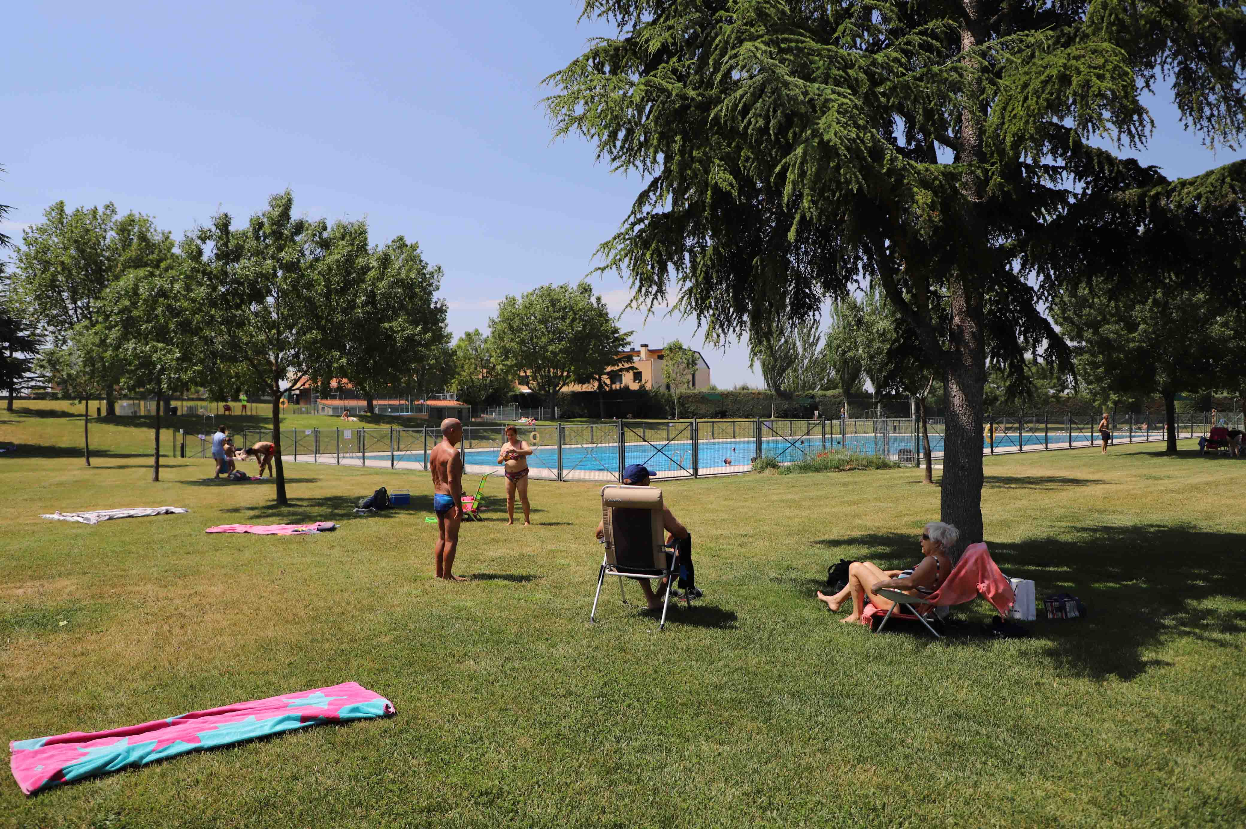 Primer día de piscinas