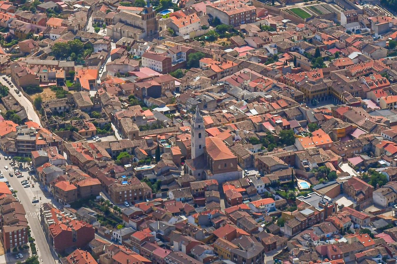 Fotos: Simancas y Tordesillas a vista de pájaro