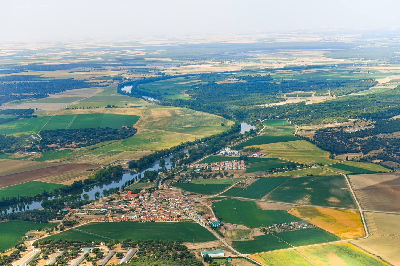 Fotos: Simancas y Tordesillas a vista de pájaro