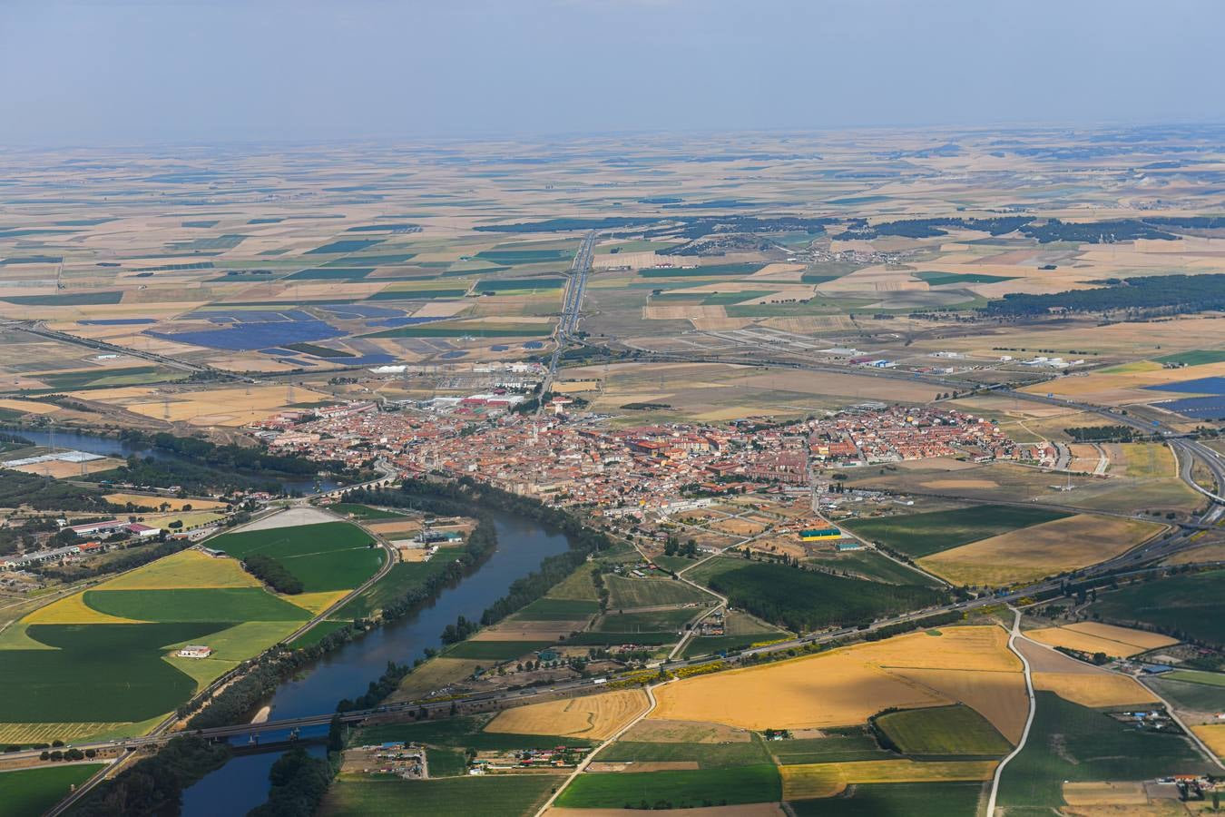 Fotos: Simancas y Tordesillas a vista de pájaro