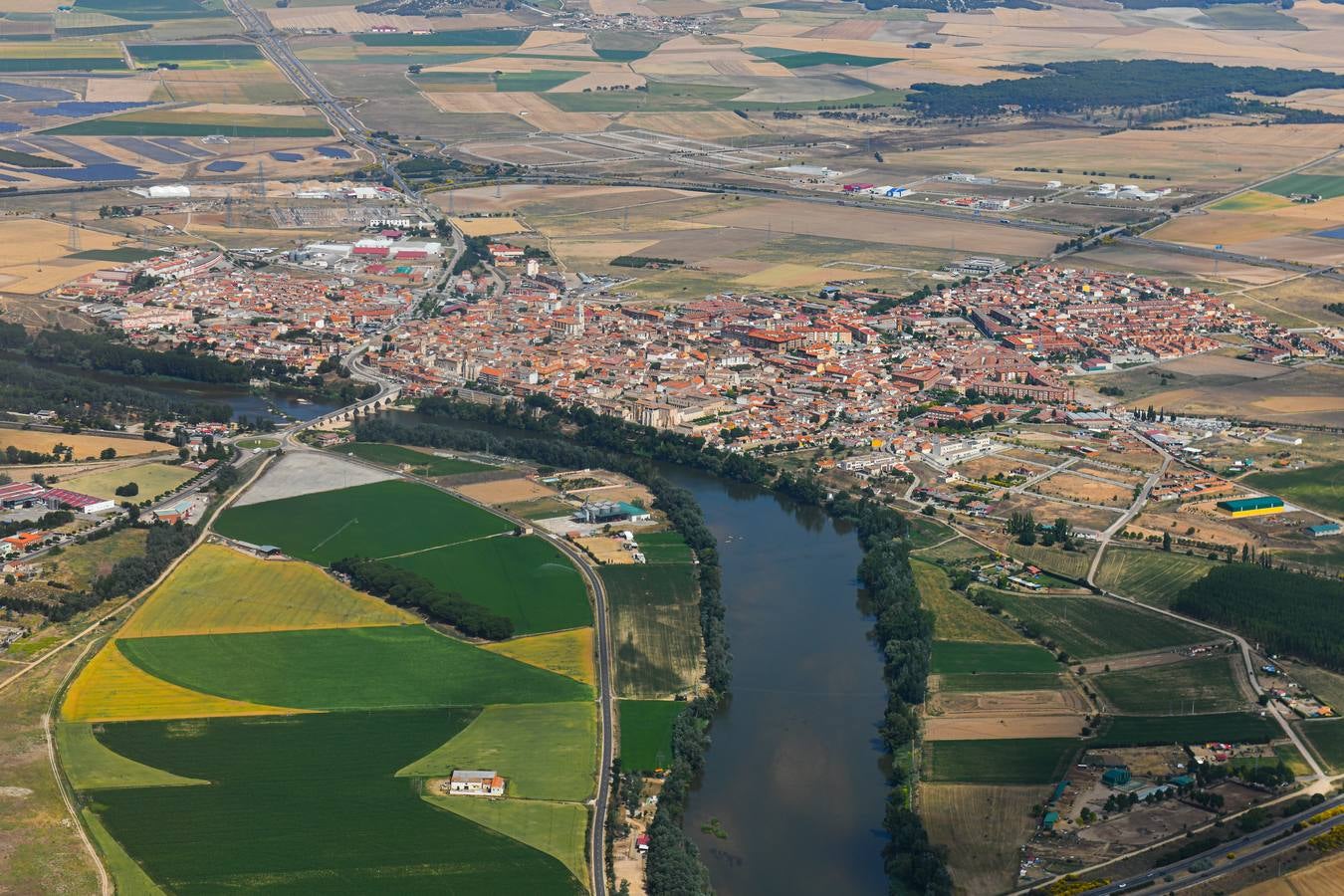 Fotos: Simancas y Tordesillas a vista de pájaro