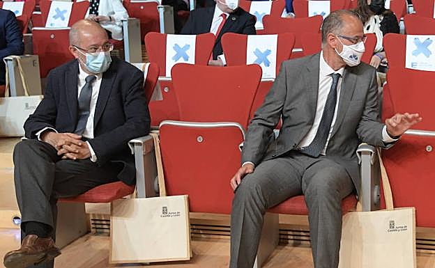 Francisco Igea y luis Fuentes, de Ciudadanos.