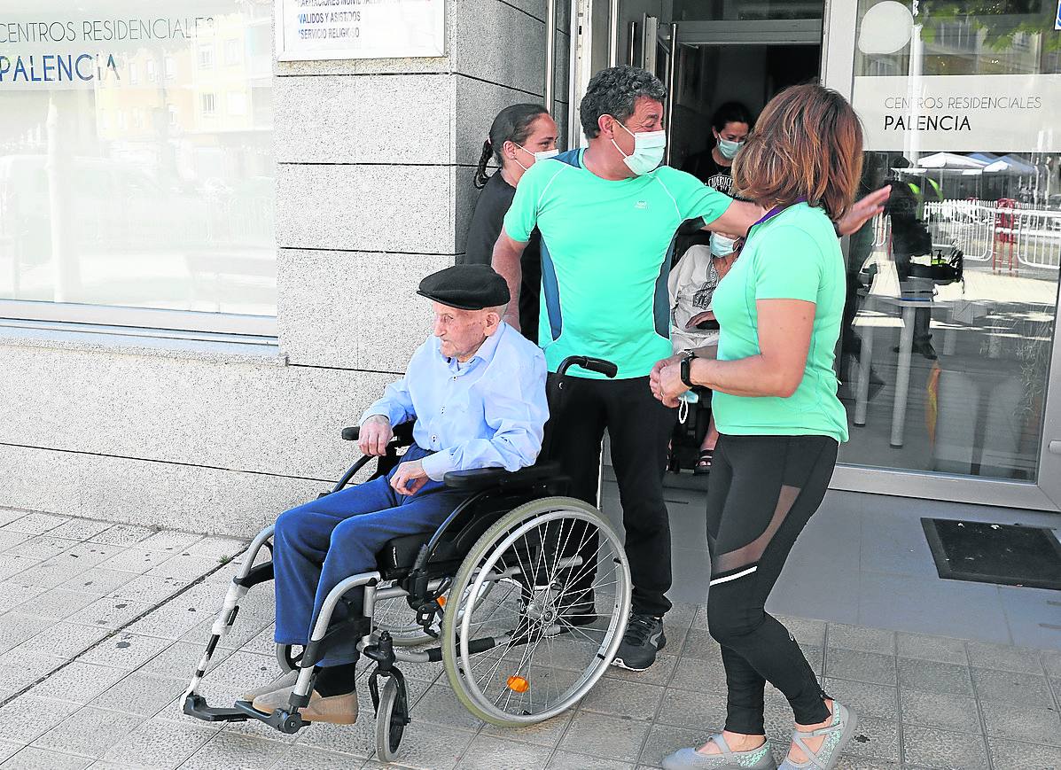 Las residencias de Palencia recuperan las visitas, aún con cita previa para evitar aglomeraciones