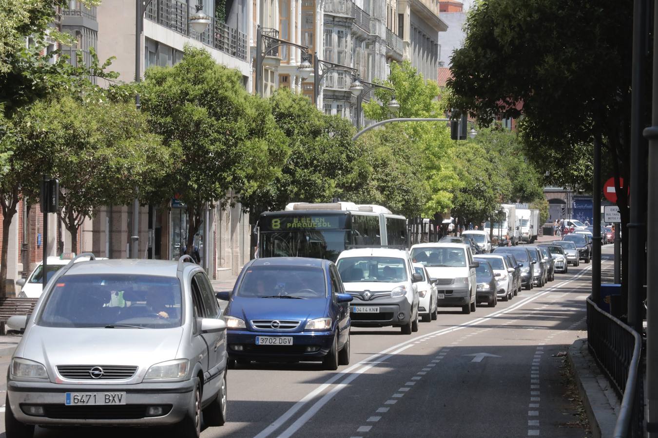 Fotos: Primera jornada de paros en Auvasa