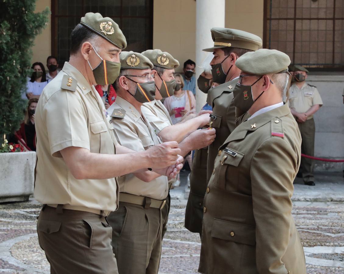 Fotos: Despedida al general José Rivas Moriana en el Palacio Real de Valladolid