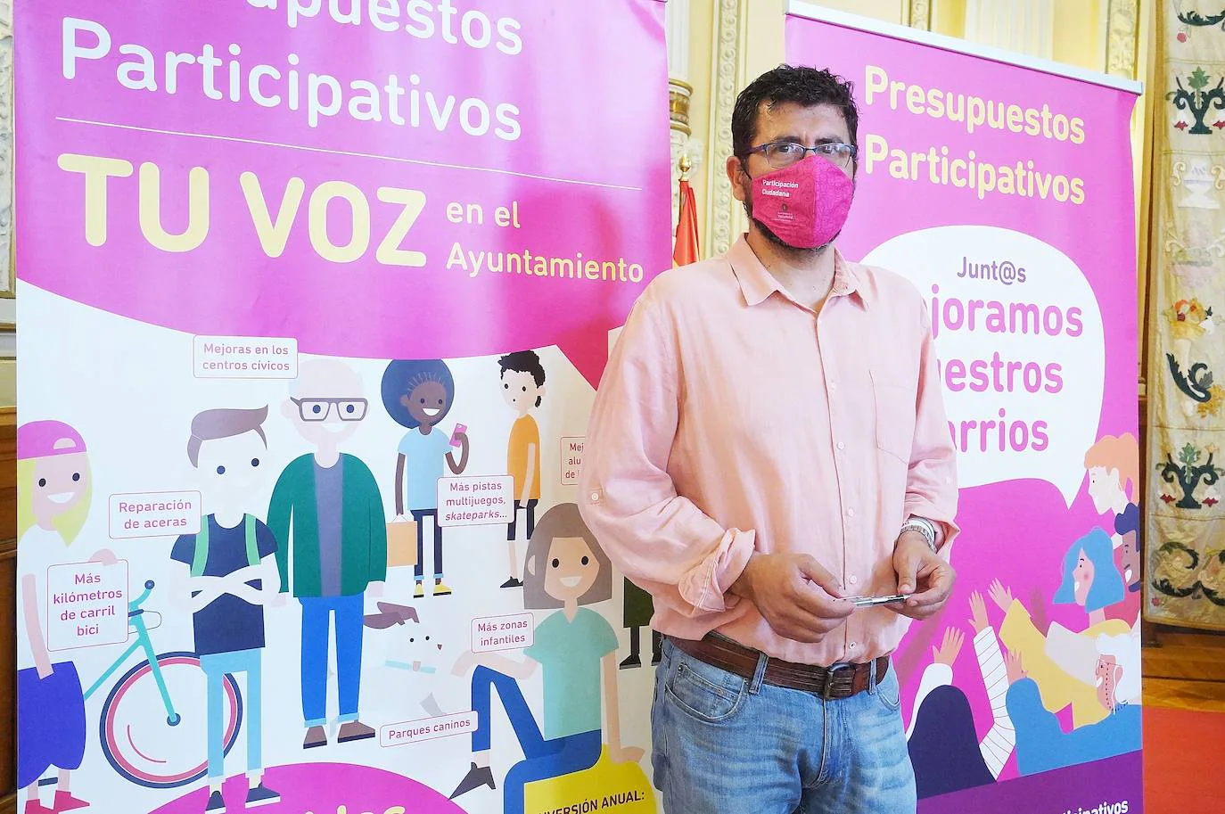 El concejal de Participación Ciudadana y Deportes, Alberto Bustos. 