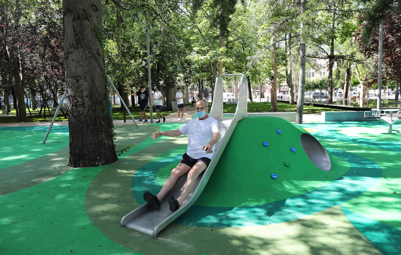 Fotos: Los Jardinillos lucen una imagen renovada al llegar a Palencia