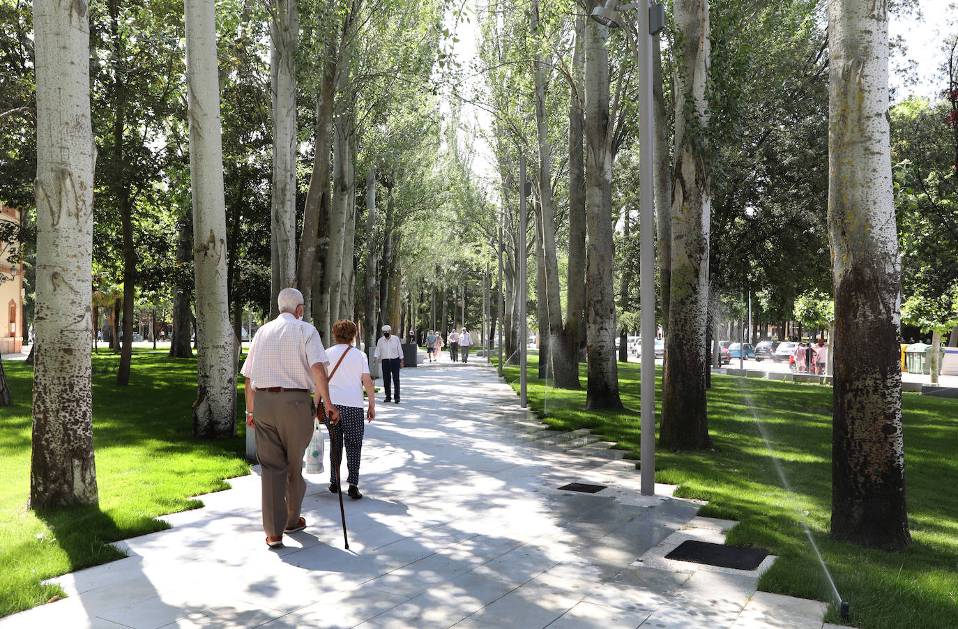 Fotos: Los Jardinillos lucen una imagen renovada al llegar a Palencia