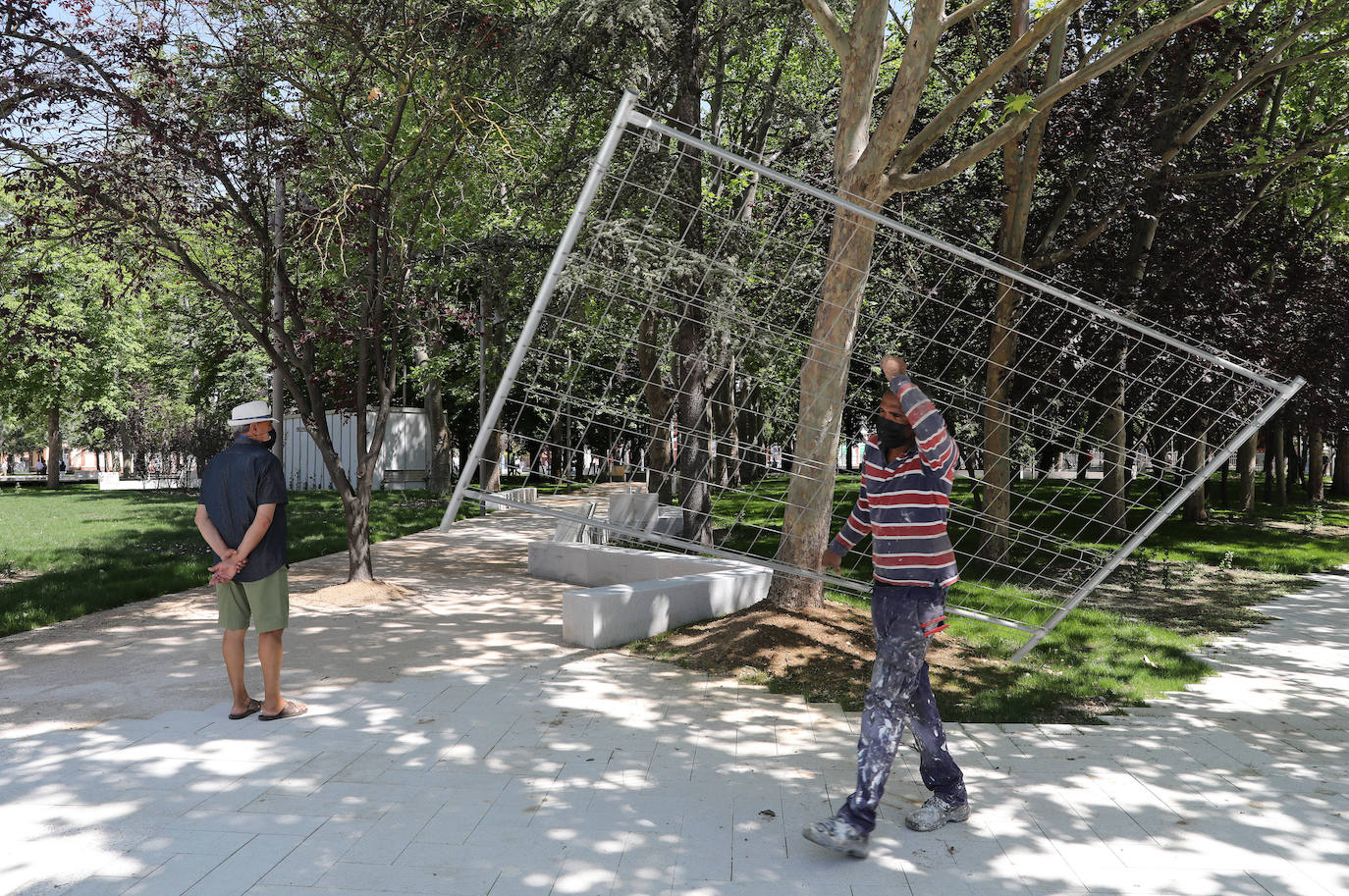 Fotos: Los Jardinillos lucen una imagen renovada al llegar a Palencia