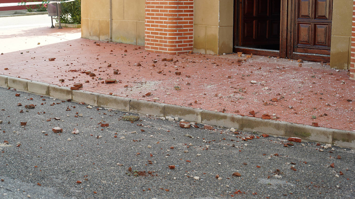 Fotos: Daños en la iglesia de Castrejón de Trabancos