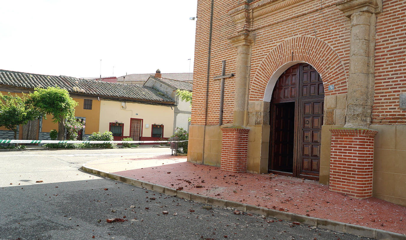 Fotos: Daños en la iglesia de Castrejón de Trabancos