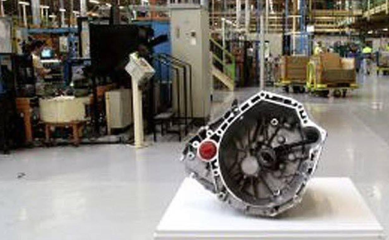 Caja de velocidades TL6 fabricada por Renault en Sevilla.