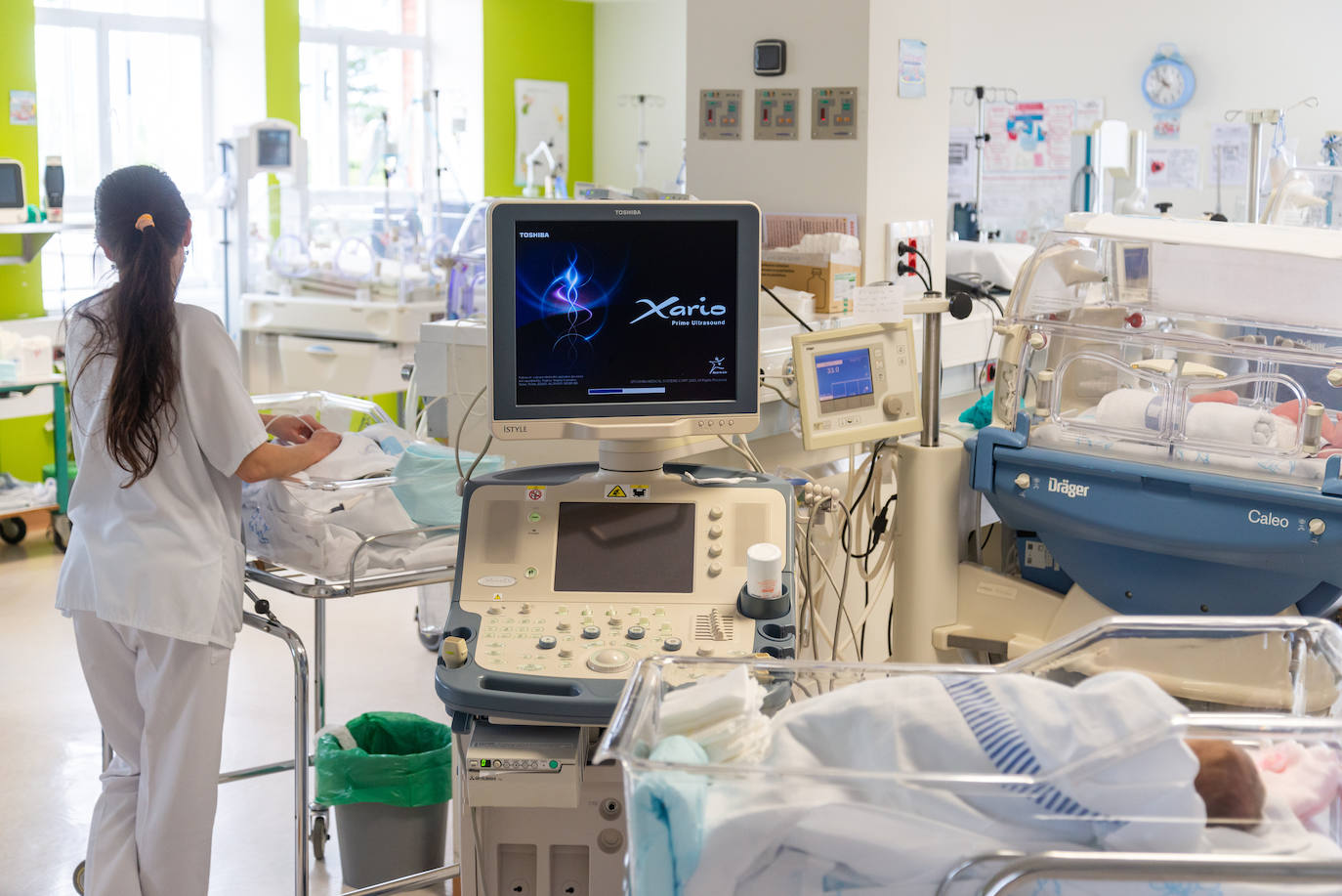 Área de Maternidad, en el Hospital Río Carrión. 