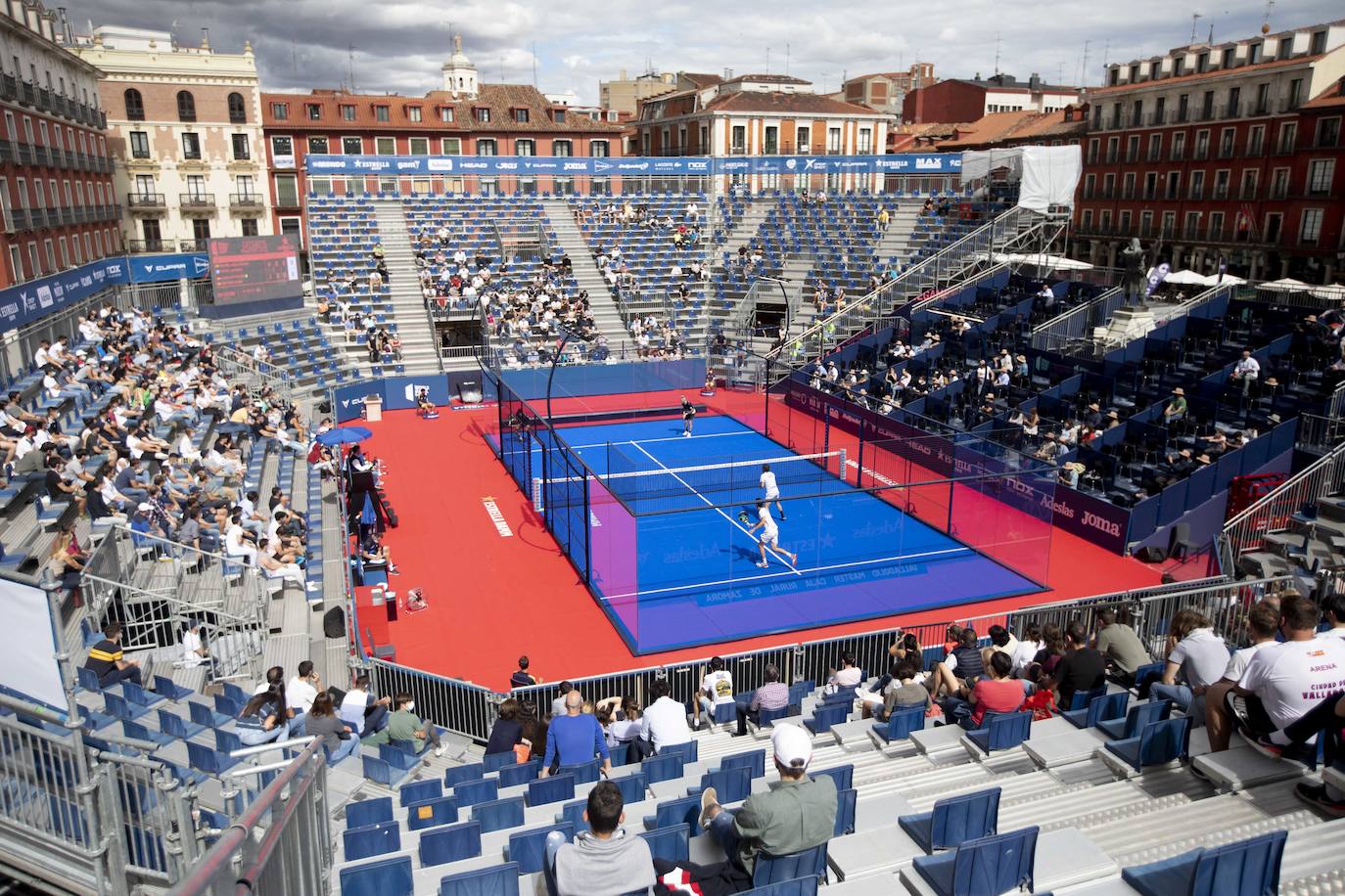 Partido entre Arturo Coello y Miguel Lamperti contra Jon Sanz y Christian Fuster.