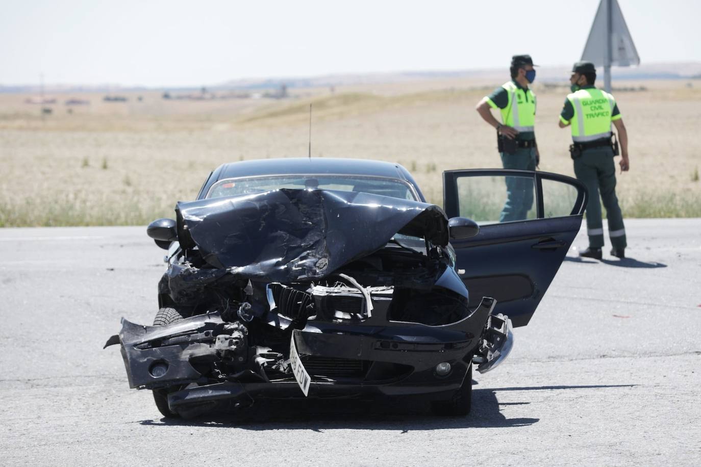 Fotos: Accidente mortal en Santa María de Nieva, Segovia