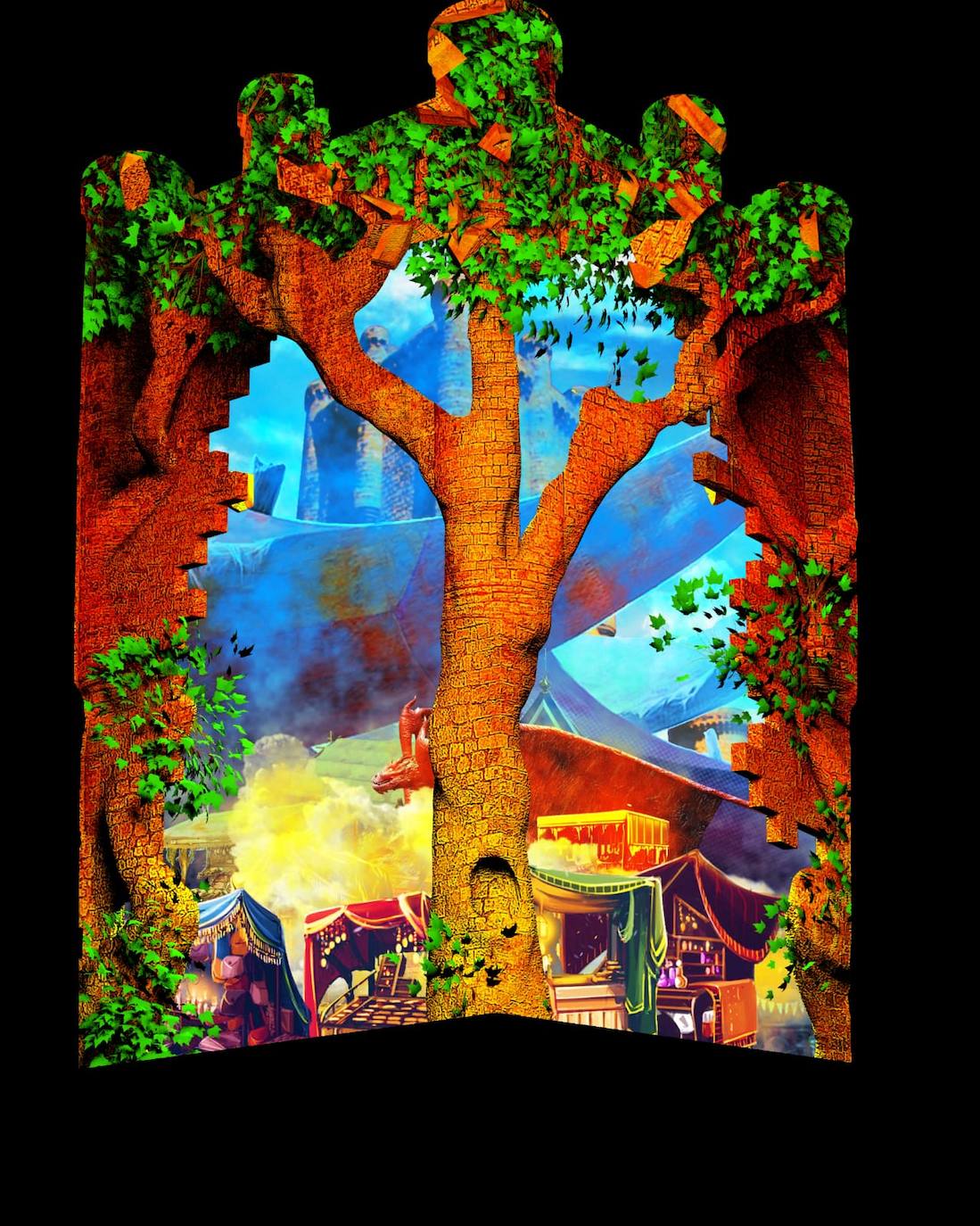 Fotos: Un videomapping recuerda en Torrelobatón la victoria de los comuneros en la localidad en 1521