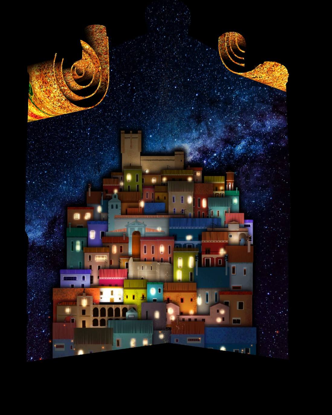 Fotos: Un videomapping recuerda en Torrelobatón la victoria de los comuneros en la localidad en 1521