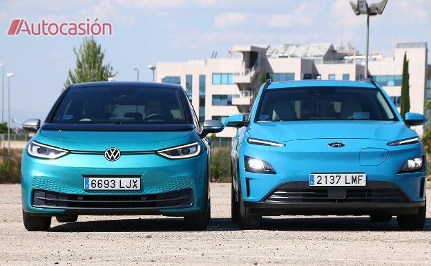 Volkswagen ID.3 vs. Hyundai Kona: dos coches eléctricos frente a frente