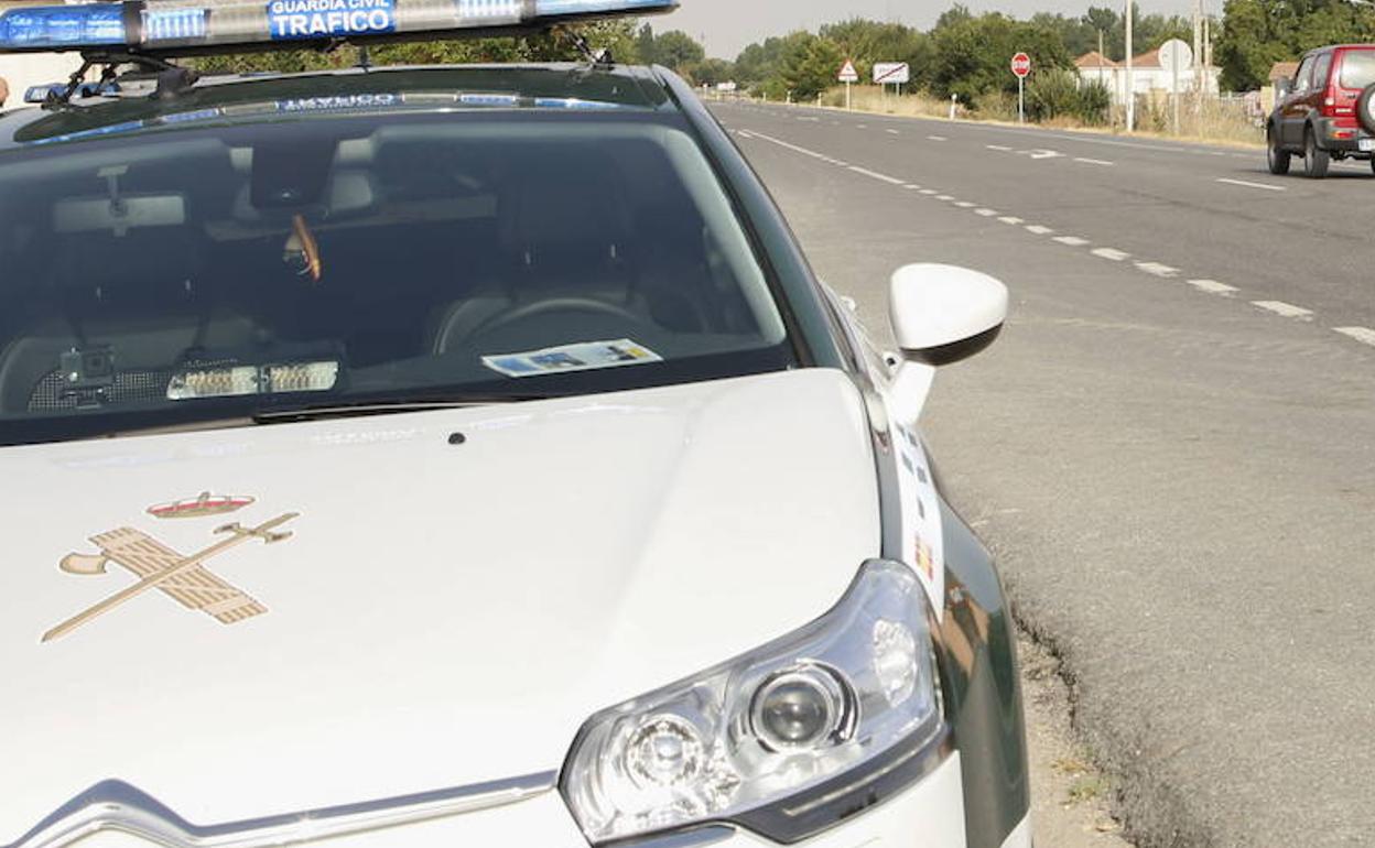 Vehículo de la Guardia Civil. 