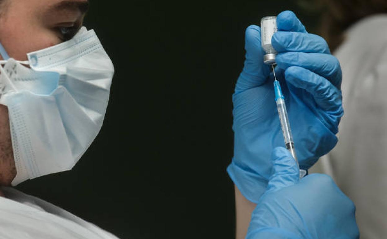 Preparación de una dosis. 