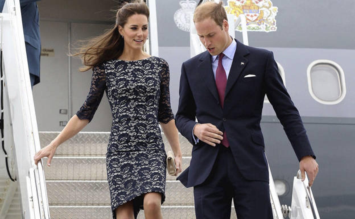 El príncipe Guillermo y su esposa Catalina, los duques de Cambridge. 