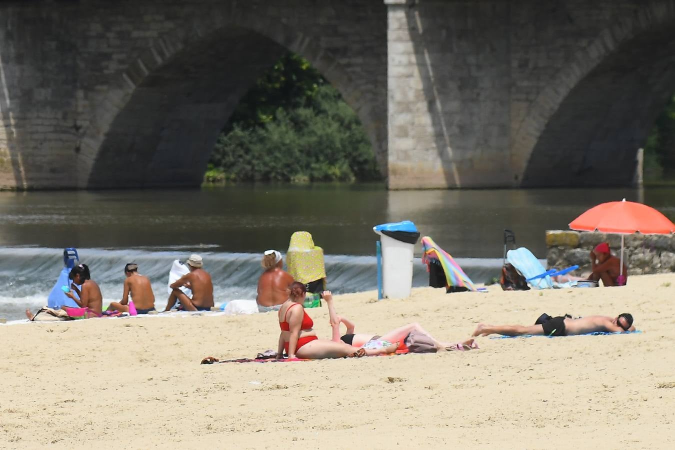 Fotos: Altas temperaturas en Valladolid en el primer día de julio