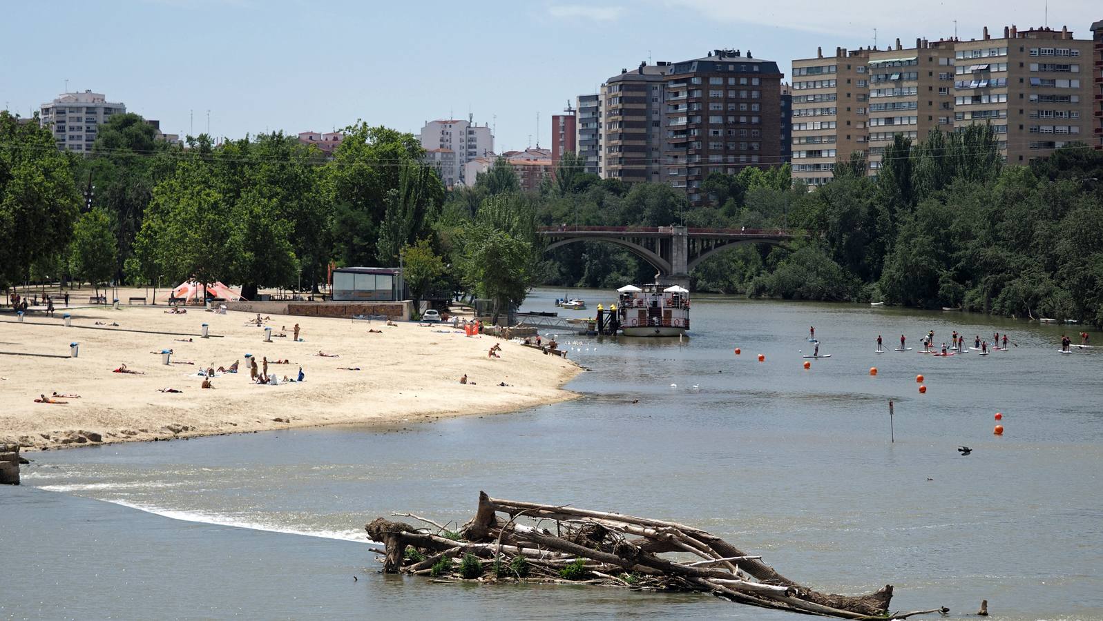 Fotos: Altas temperaturas en Valladolid en el primer día de julio