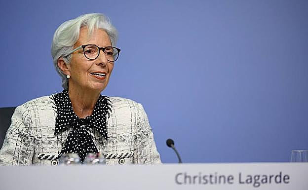 La presidenta del BCE, Christine Lagarde. 