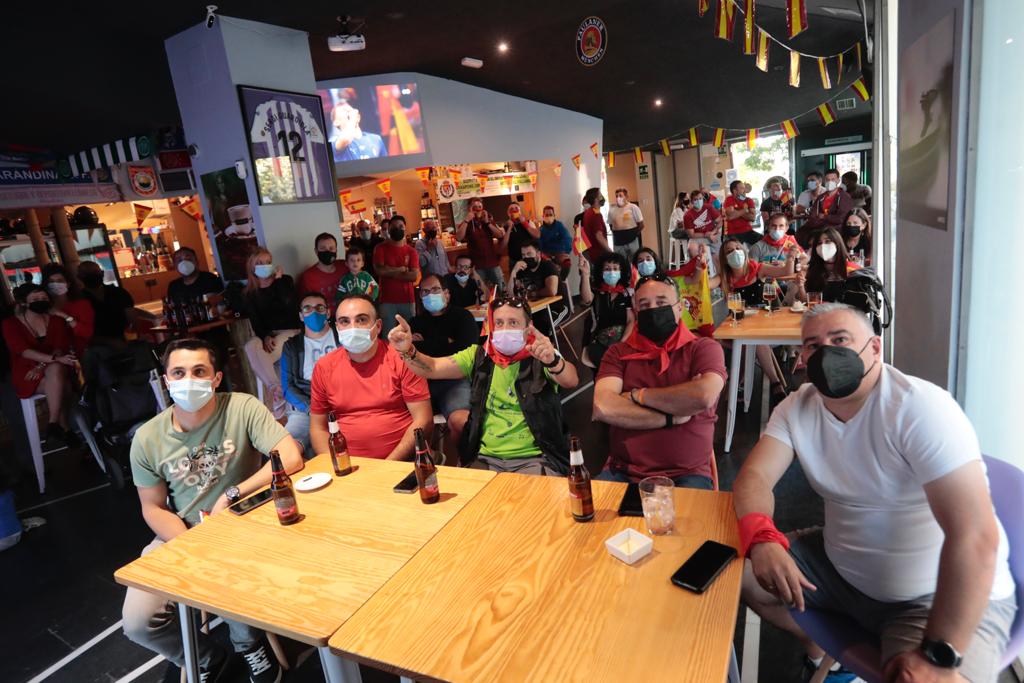 Fotos: Ambiente en Valladolid durante el Italia - España