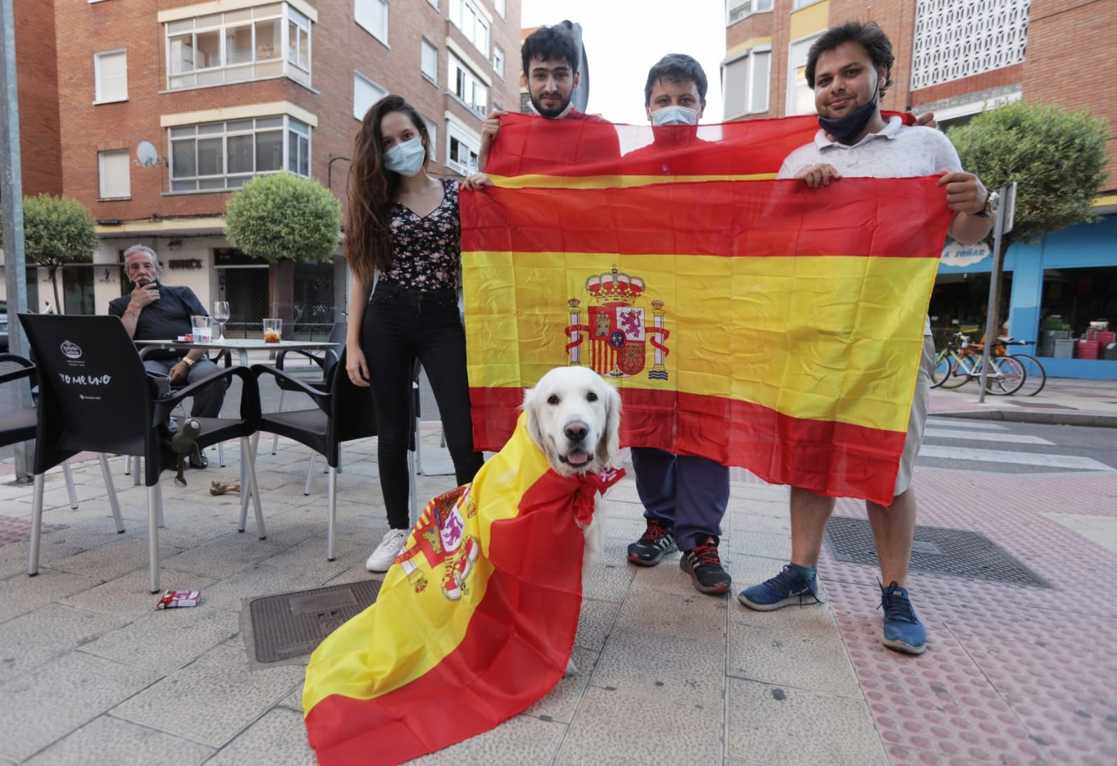 Fotos: Ambiente en Valladolid durante el Italia - España