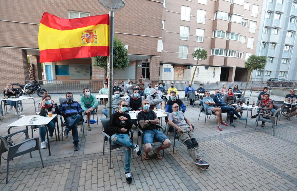 Fotos: Ambiente en Valladolid durante el Italia - España