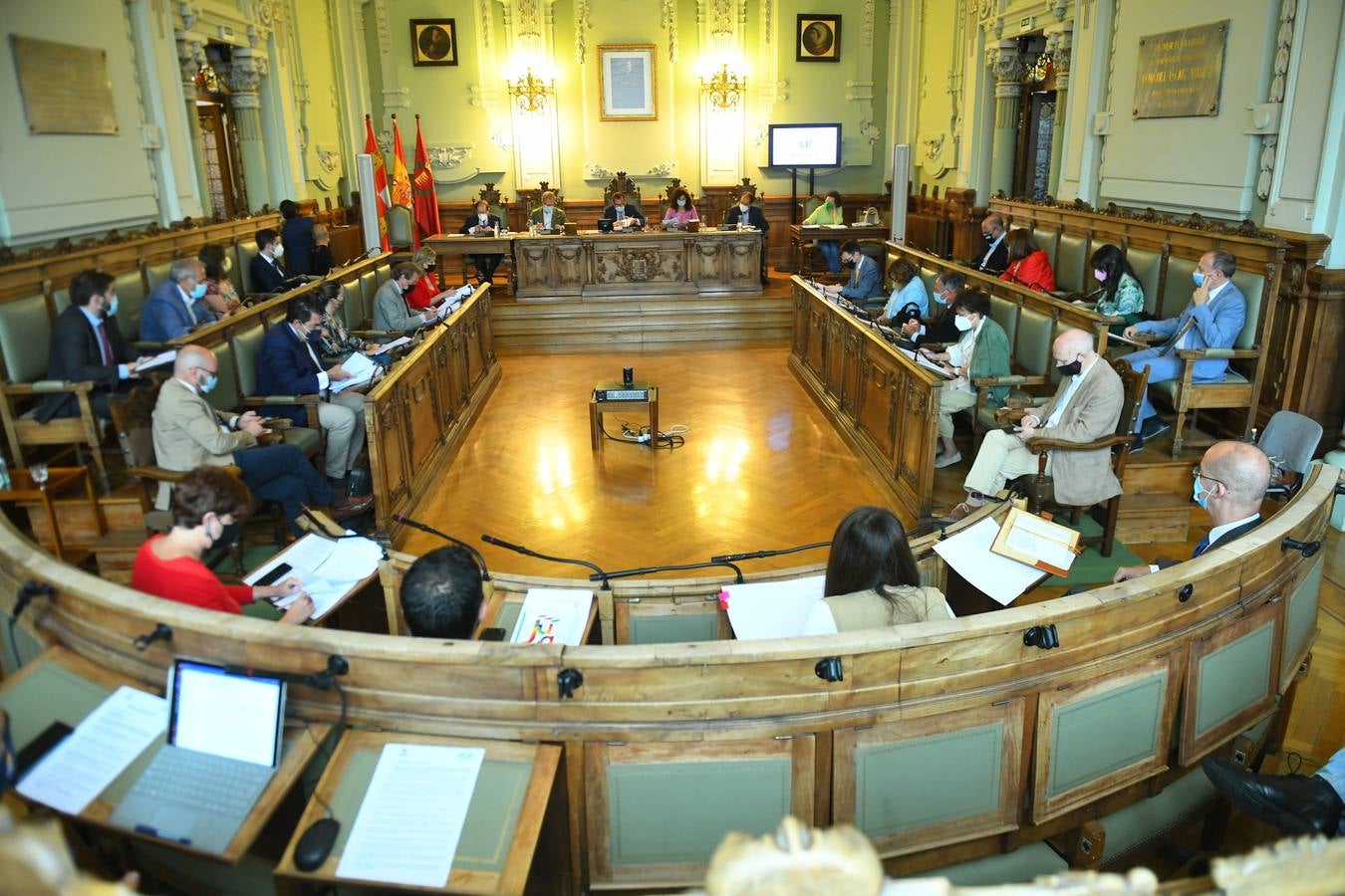 Fotos: Pleno en el Ayuntamiento de Valladolid