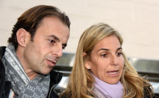 Arantxa Sánchez Vicario y Josep Santacana.