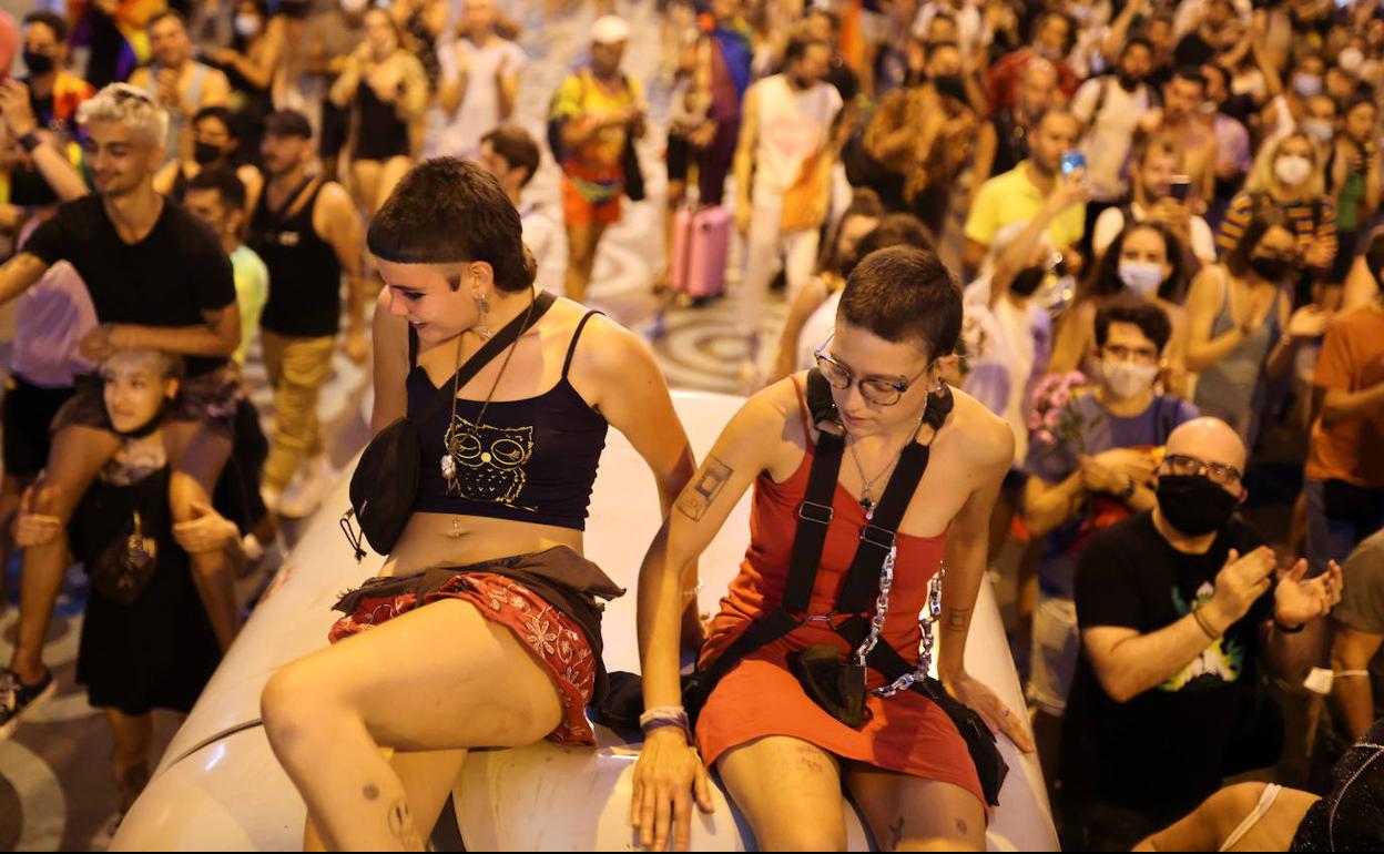 Protesas por el asesinato de Samuel en La Coruña.