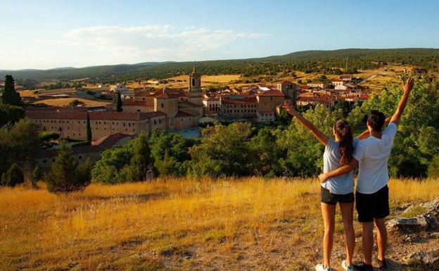 Vista de Santo Domingo de Silos, en la provincia de Burgos.