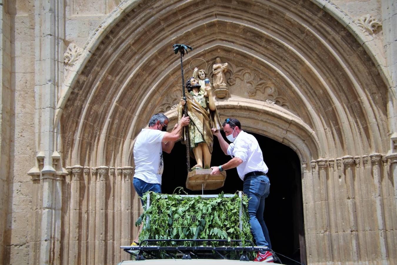 Celebración de San Cristobal en Medina de Rioseco