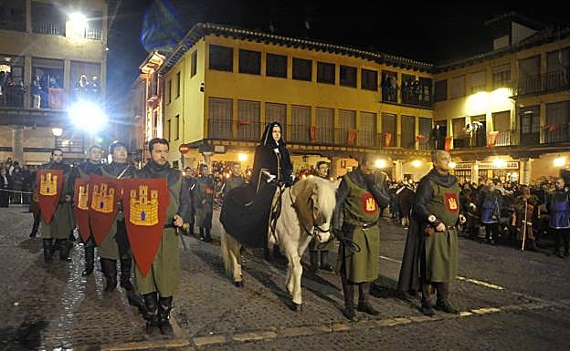 Recreación histórica de la Llegada de la reina Juana I de Castilla a Tordesillas.