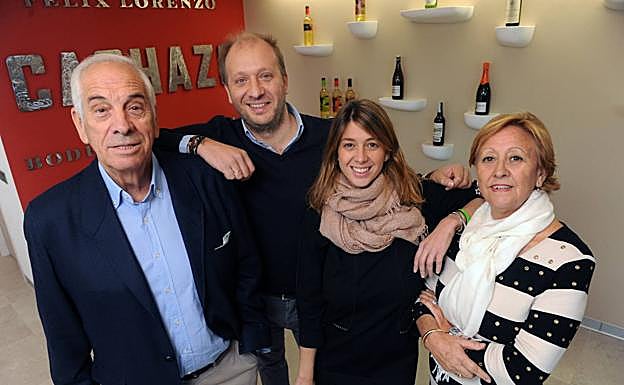 Félix Lorenzo Cachazo, Eduardo y Ángela Cachazo Heras y Rita Heras. 