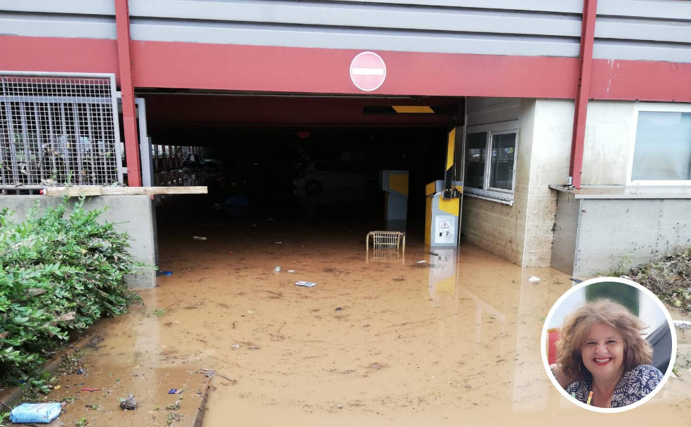 Inundación en el municipio en el que reside Rosa Fernández Moreno. 