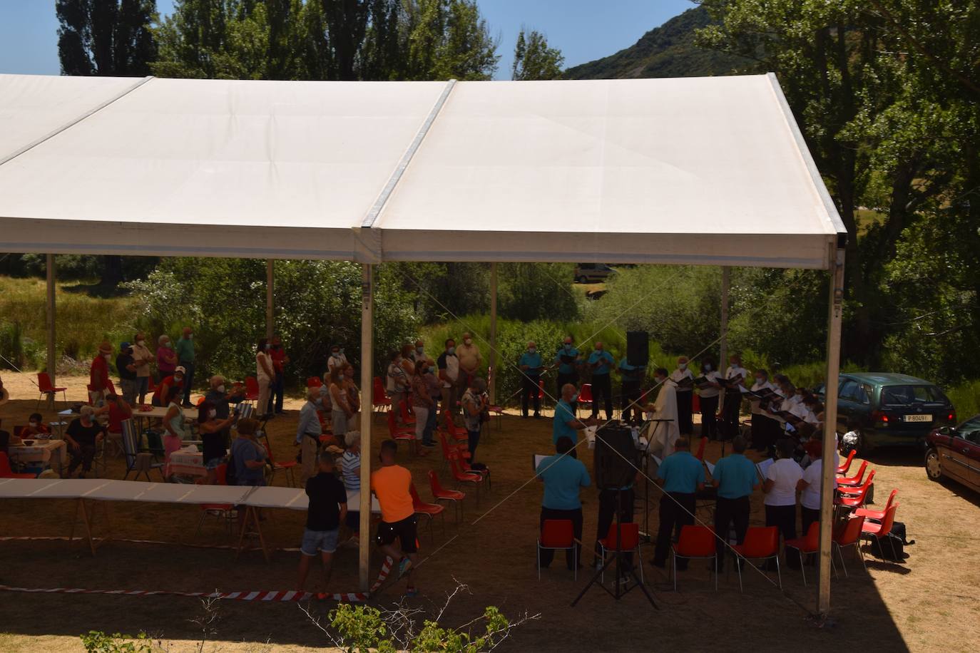 La fiesta, que no se pudo celebrar el año pasado por la pandemia, contó con menos afluencia que en 2019 por la covid