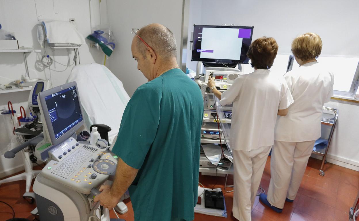 Zona de cirugía ambulatoria de Ginecología, en el Clínico 