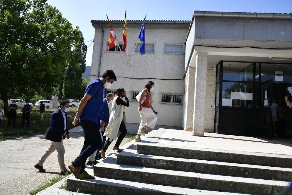 Rocío Lucas, a su llegada al IESMaría Zambrano. 