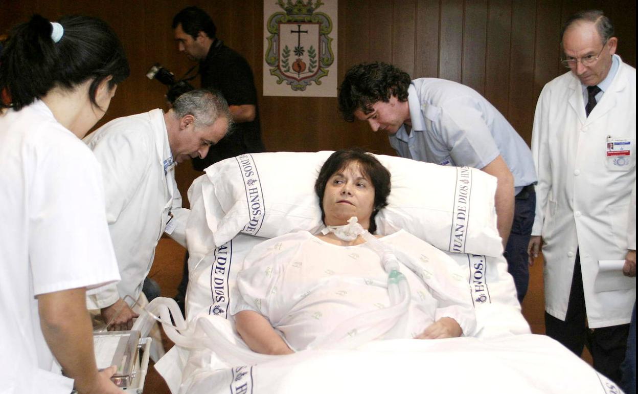 Inmaculada Echevarría, que murió en Andalucía en 2007 tras pedir que le desconectaran el respirador.