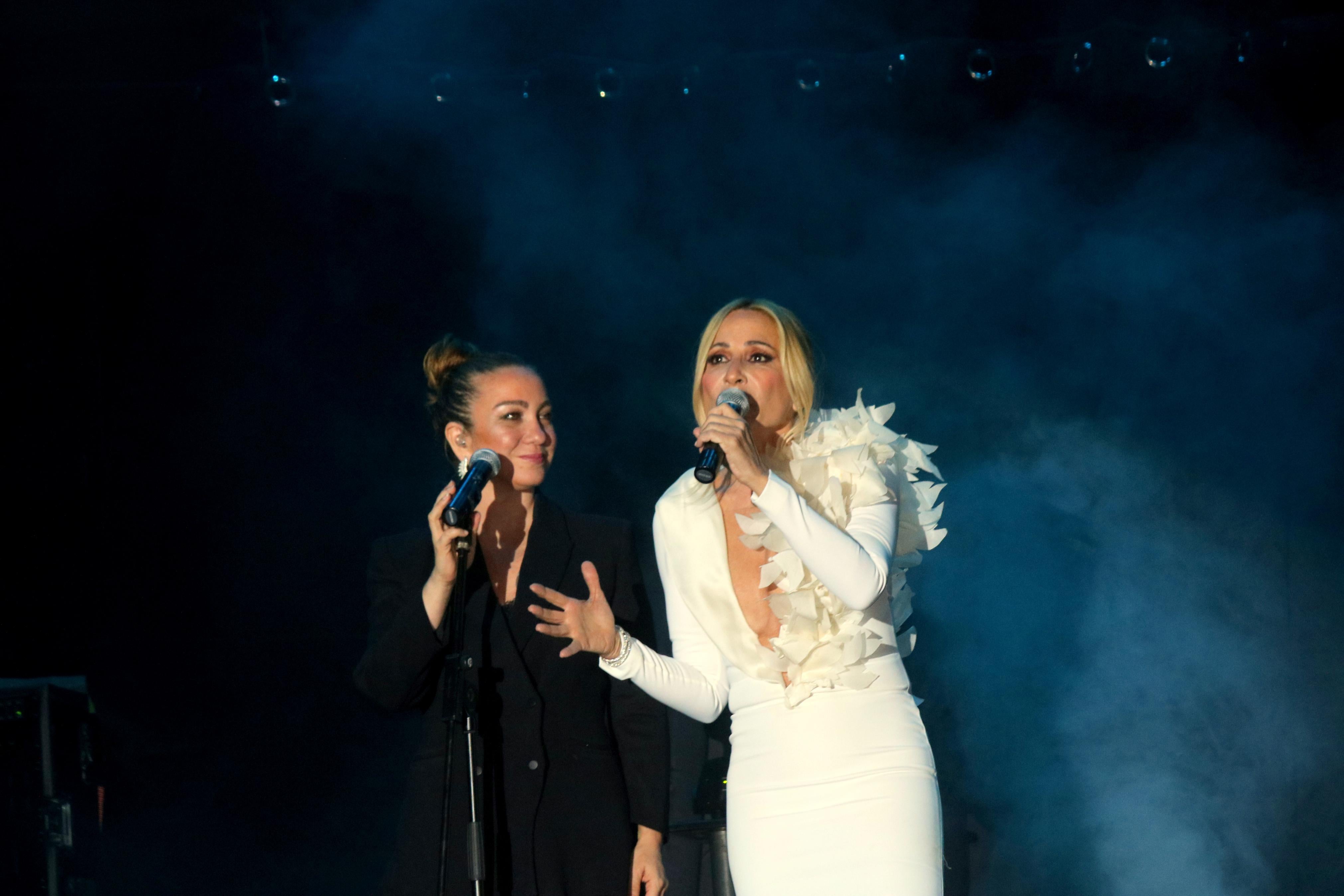 Marta Sánchez actuó el pasado viernes en Torquemada