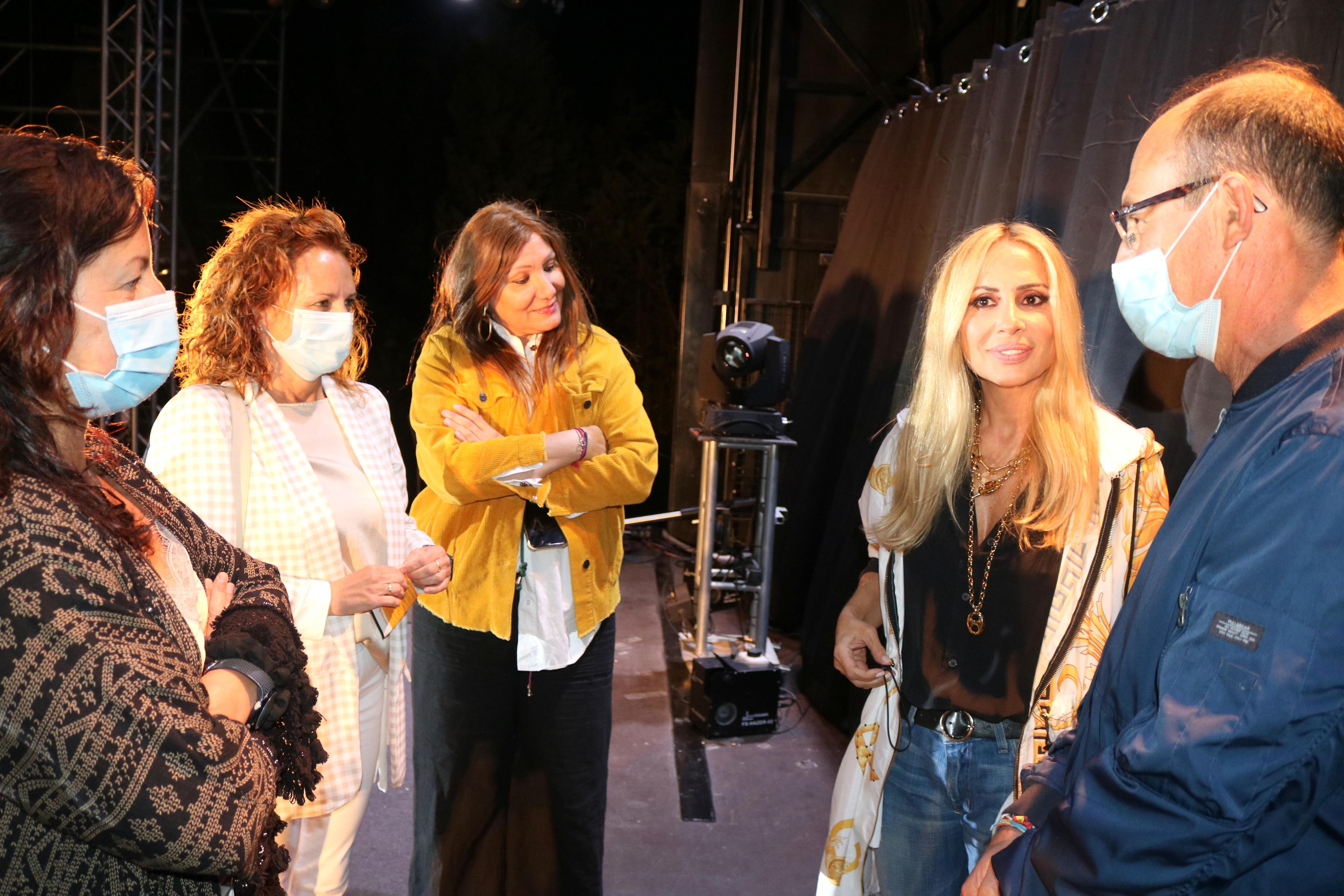 Marta Sánchez actuó el pasado viernes en Torquemada