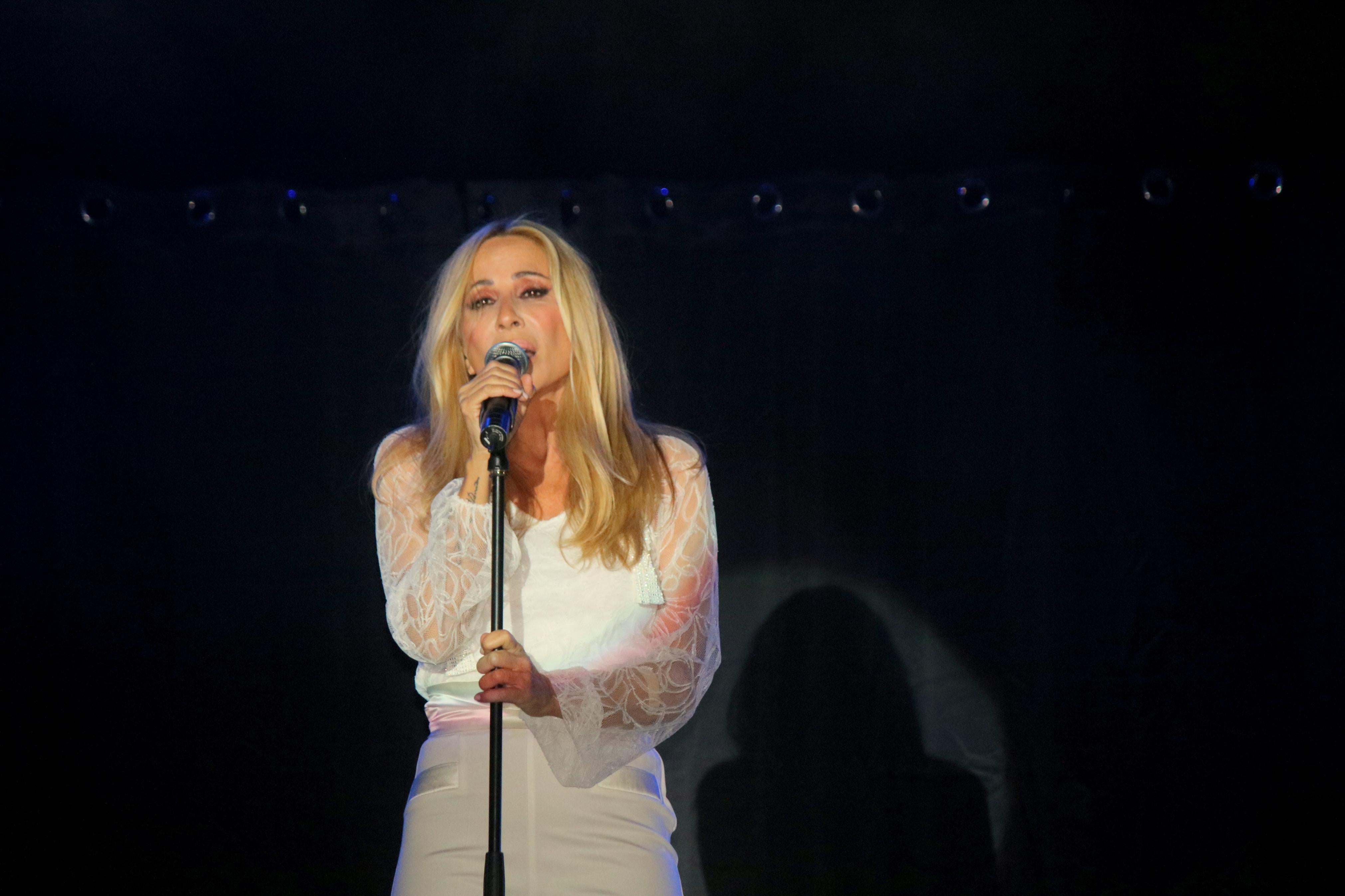 Marta Sánchez actuó el pasado viernes en Torquemada