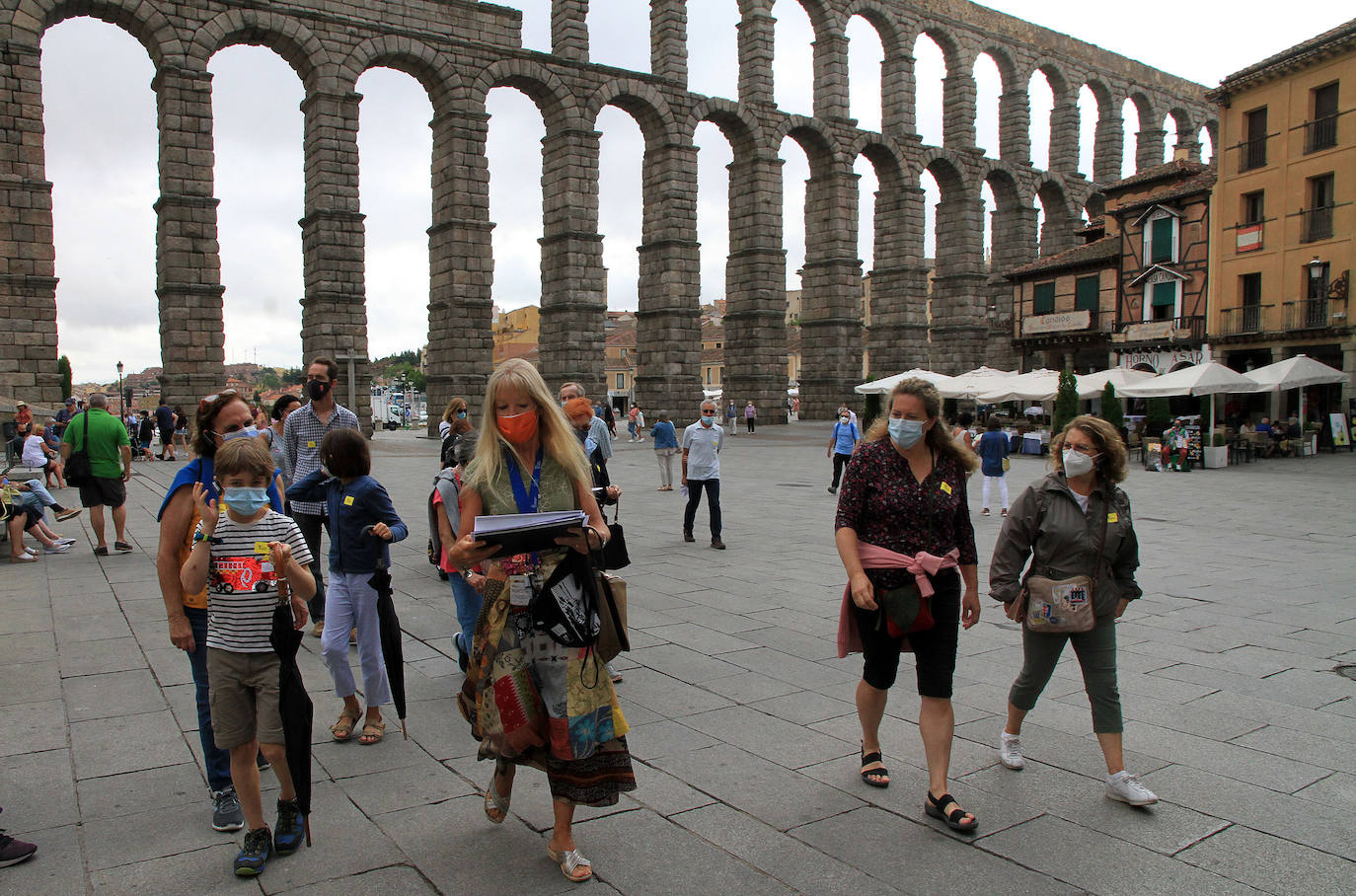 Un momento del recorrido de la visita guiada.