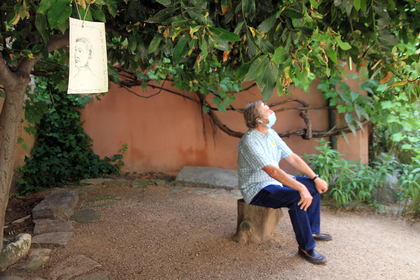 Un momento del recorrido de la visita guiada.